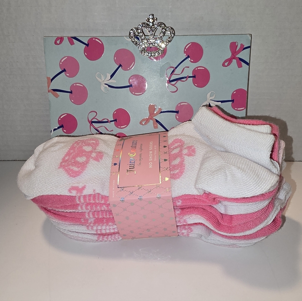 Juicy Couture 10 Pack of Crown Socks